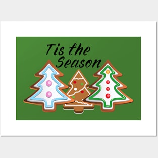 Tis the Season Christmas Tree Cakes Posters and Art